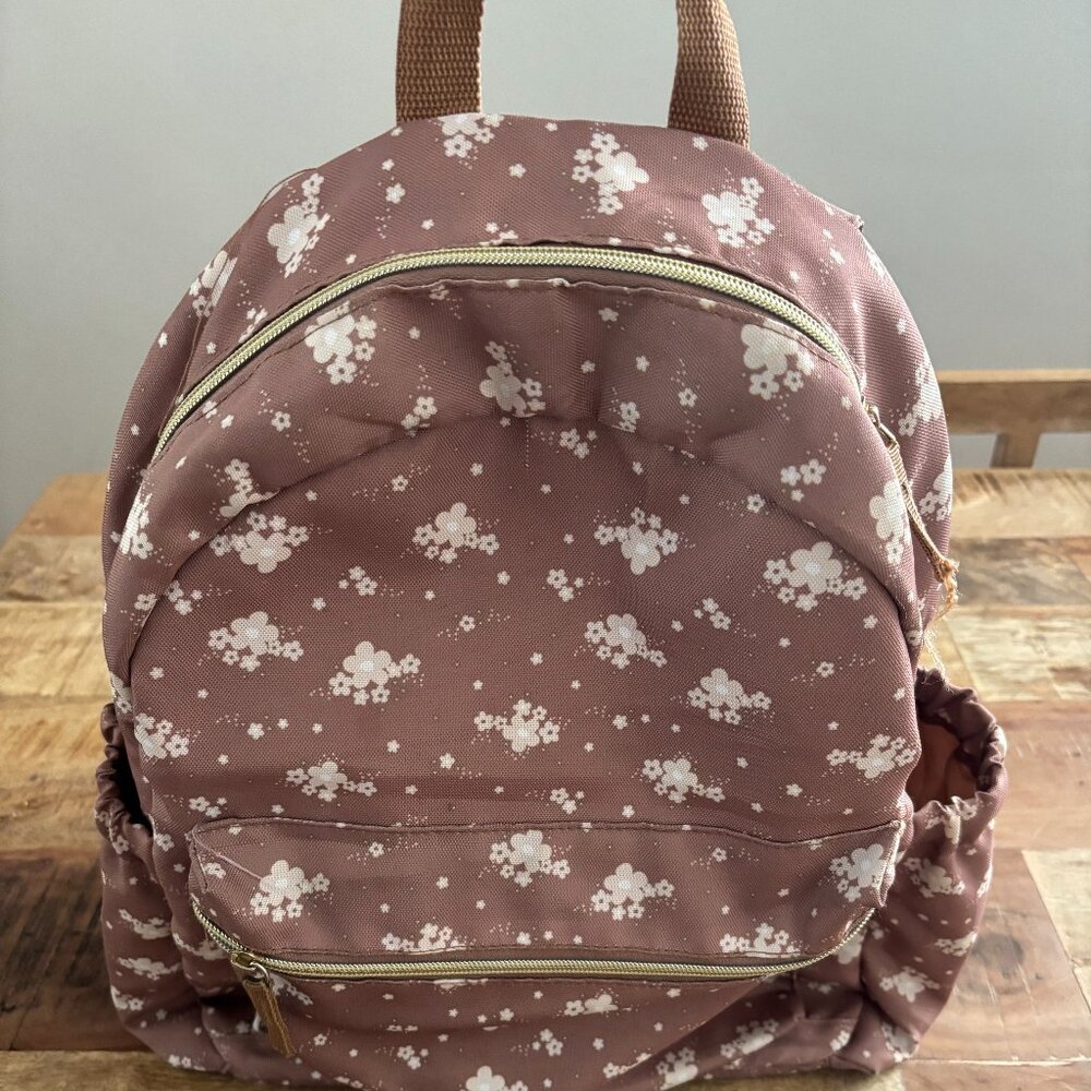 Girls light brown backpack